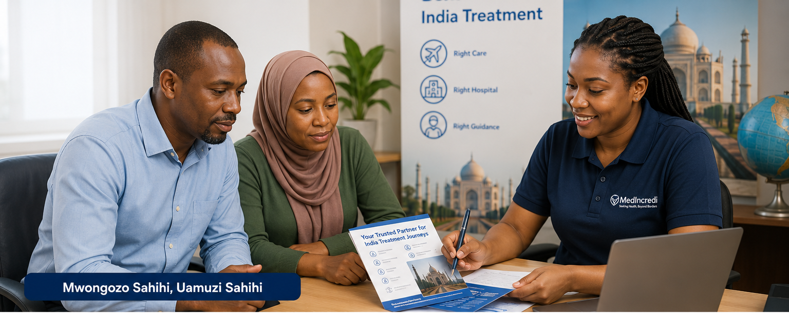 Jina la hospitali pekee halitoshi - MedIncredi Tanzania to India medical travel guidance