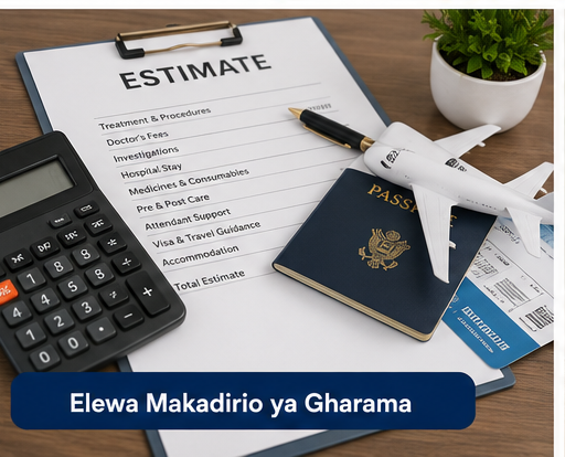 Makadirio ya gharama za safari ya matibabu India